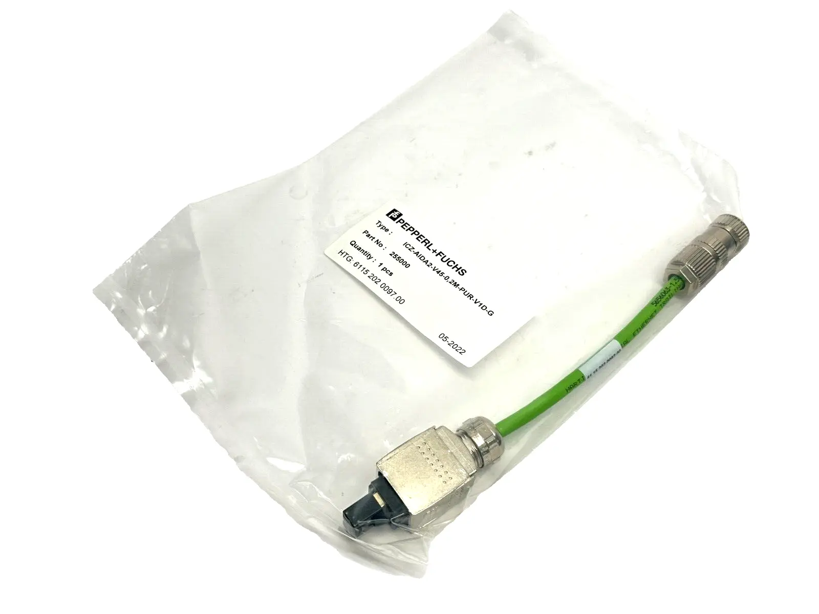 New | in-Stock Pepperl+Fuchs Connection Cable D-Coded Cable & Wire Michigan US | Maverick Industrial Sales #1390588