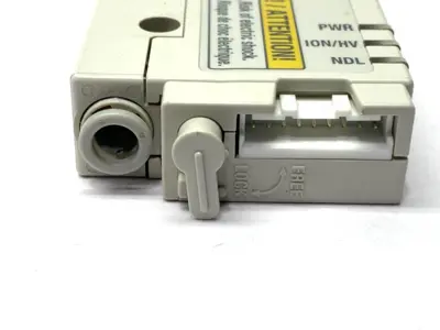 Used SMC Nozzle Type Ionizer, 6mm Port, Rc 1/8" MISSING GROUND SCREW Electrostatic Air Cleaners Michigan US | Maverick Industrial Sales #1454274