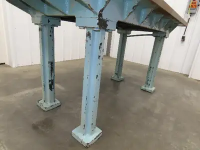 Vintage Precision Steel Welding Layout Table 72x36" Cast Iron 1-1/2" Thick Top