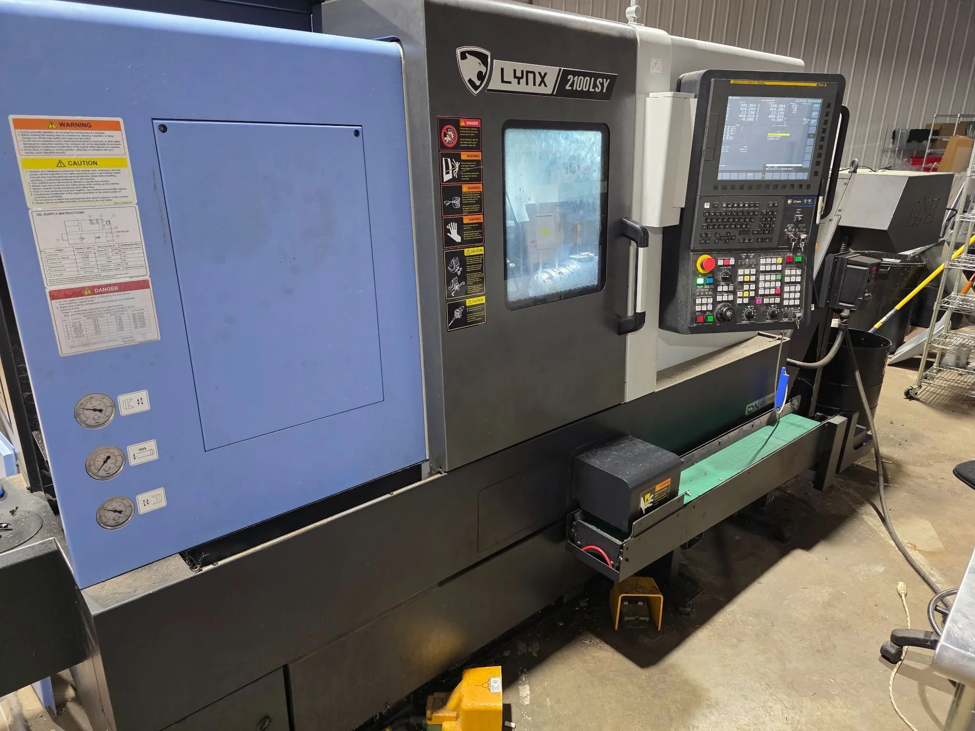 Used 2023 DN SOLUTIONS LYNX-2100LYB CNC Lathes Illinois US | Lion Machinery #1293221