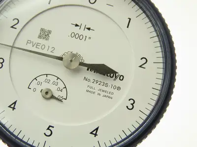 Mitutoyo 2923SB-10 Dial Drop Indicator 0-5-0 Dial .05" Range .0001"