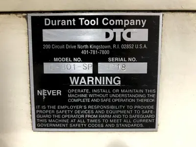 USED DURANT D-301-SP