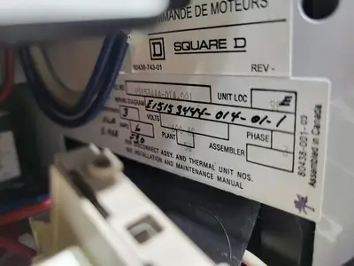 USED SQUARE D MODEL 6