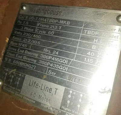 USED WESTINGHOUSE 05-7.5H4TBDP-MKB