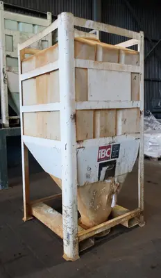 SPC8065  Bin Hopper Silo 80 cu.ft., bulk storage bin, poly