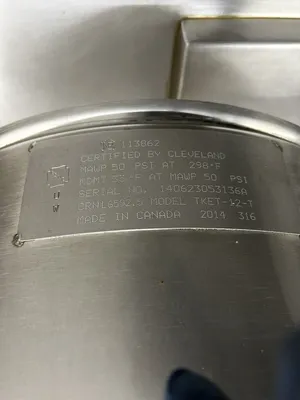 Cleveland KET-12 Twin Electric Kettles W/ Pouring Stand Fully Refurbished