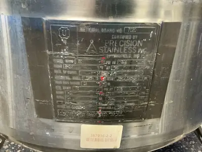 Used Precision Stainless 40 GALLON Reactors New Jersey US | Perry Equipment #1267176