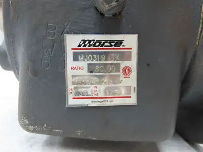 Morse MJ0319 BX Worm Gearbox 60:1 Reducer 0.34Hp 29rpm 56C Hollow