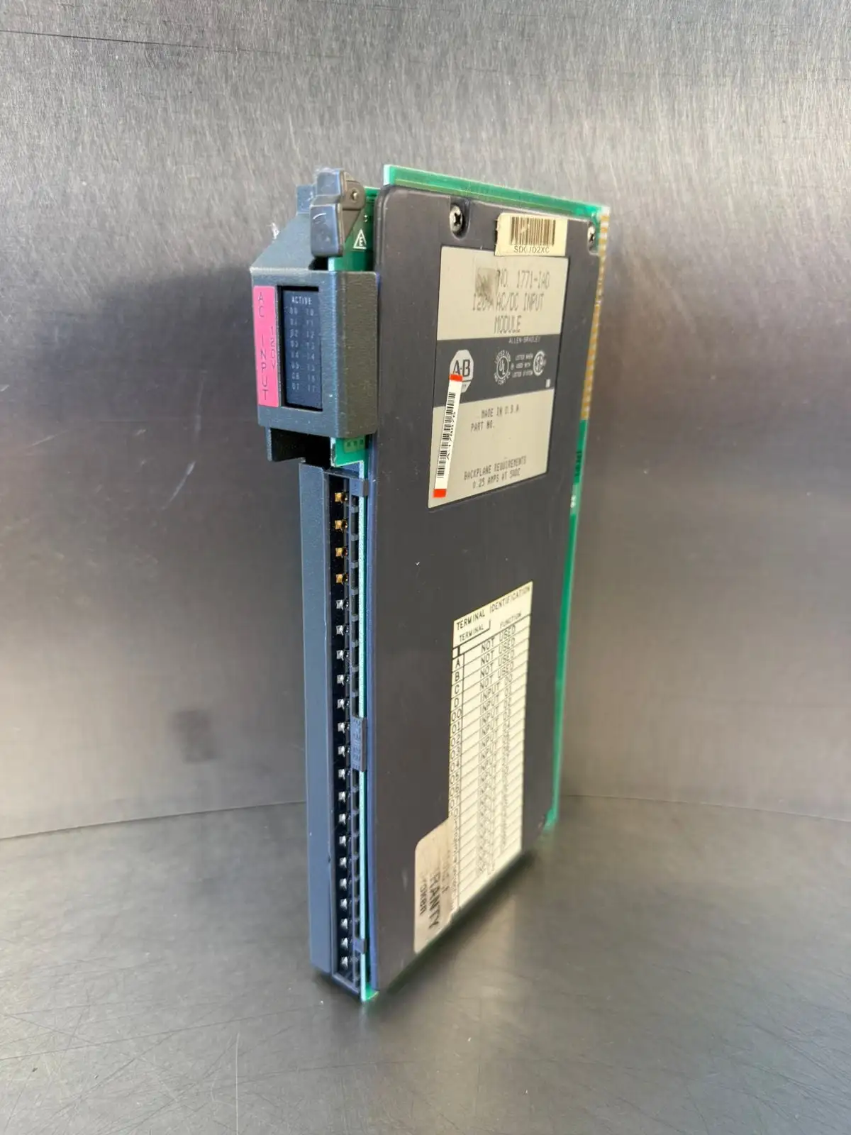 Allen Bradley 1771-IAD INPUT MODULE 0.25Amp At 5VDC (8.5.1)