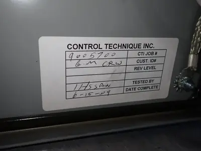 Control Technique Inc Control Panel