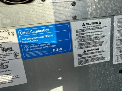 Eaton 93PM-100-2 100 KW UPS System with Internal Batteries 480 VAC 50/60Hz