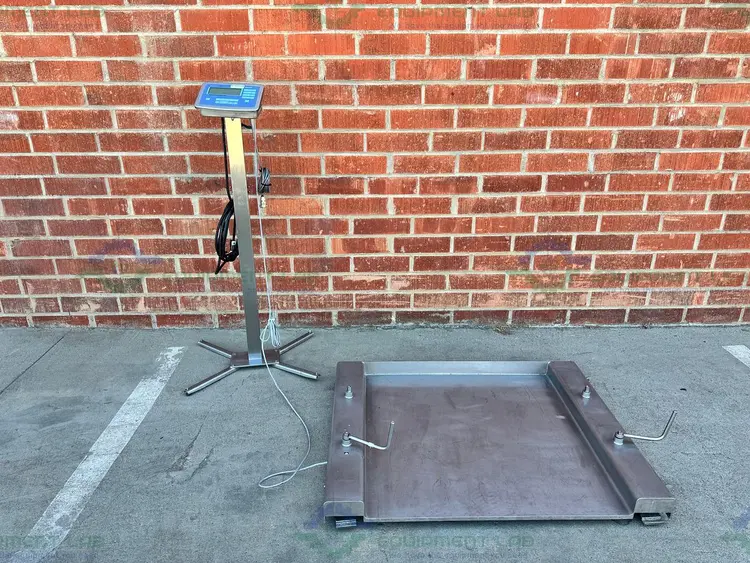 Used SARTORIUS MINEBEA INTEC IFS4-600II-I SS SCALE 1320 LBS W/ MIS2U READOUT Scales California US | Equipment Lab #1394843