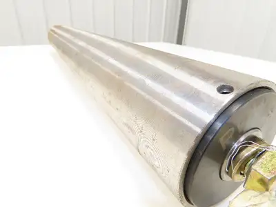 PPI Hytrol 914.R7S31  4"x 31"BW Conveyor Pulley Roller Crowned 3/4-10 Hub