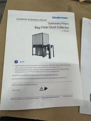 Used 2024 NEDERMAN "NFP-S1000" DUST COLLECTOR (2023) Dust Collectors Texas US | MachineryMax #1488366