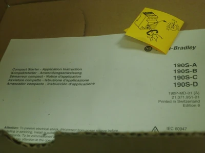 NEW Allen Bradley 190-AND2-CB40C