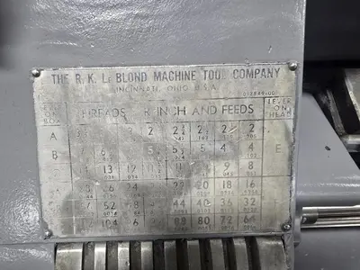 Used LEBLOND REGAL #24 Gap Lathes Kentucky US | Aucto #1314423