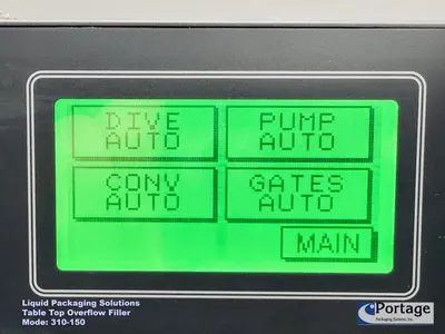 USED 2010 LIQUID PACKAGING 310-150 TT OVERFLOW FILLER