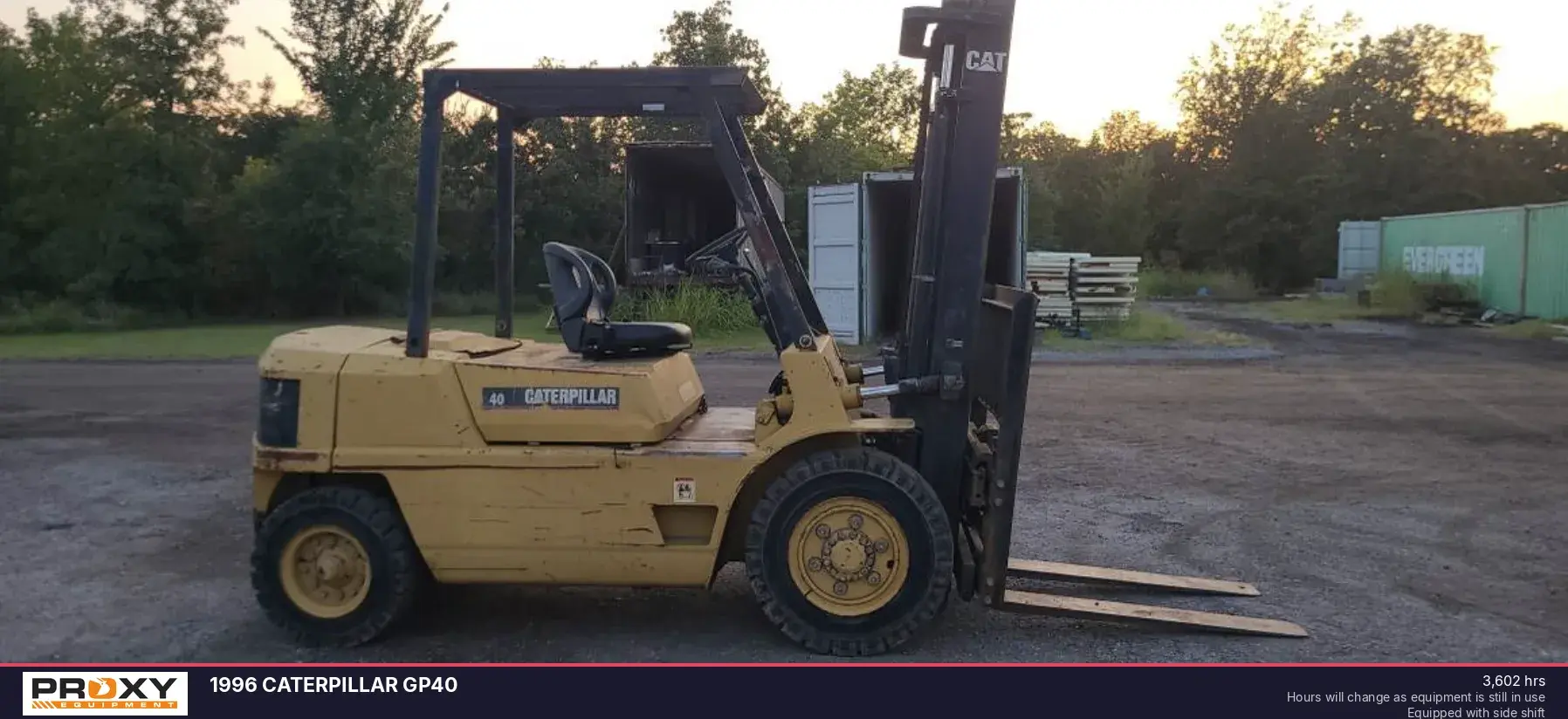 Used 1995 CATERPILLAR GP40 Misc Forklifts Oklahoma US | Proxy Equipment #1379937