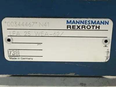 USED MANNESMANN REXROTH LFA25WEA62