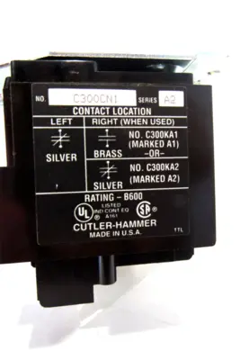 NEW CUTLER HAMMER C300CN1 OVERLOAD RELAY 30A SIZE 1