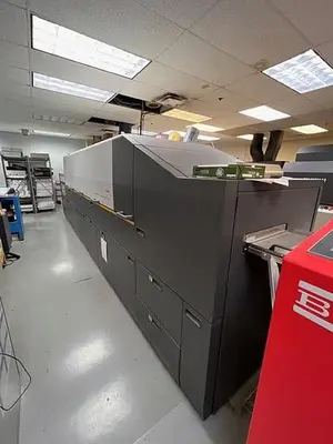 USED 2018 KODAK 2018 RE-CERTIFIED NEXPRESS MODEL ZX 3305 - 5 COLOR + GLOSSING UNIT