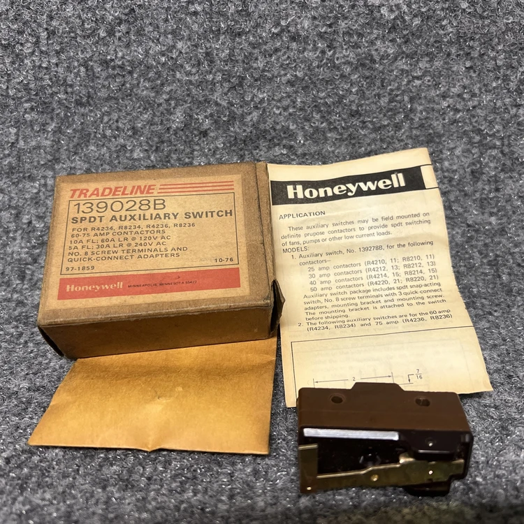 New | in-Stock Honeywell 139028B Switch Parts California US | Davliegogo LLC #1708419