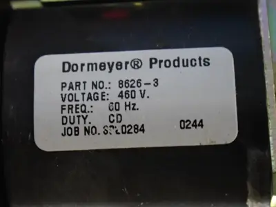 USED DORMEYER 86263