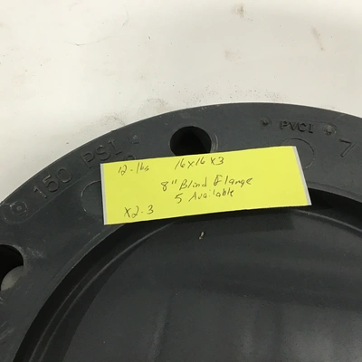 Spears NSF-61 Blind Pipe Flange 8″ Inches 150 PSI CPVC Schedule 80
