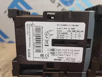 Siemens 3RT2015-1AP01-8K Definite Purpose Contactors | ESS Industrial Equipment Sales (7)