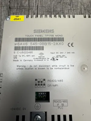USED SIEMENS 6AV6545-0BB15-2AX0