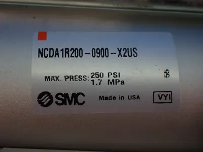 Smc  250psi Pneumatic Cylinders.