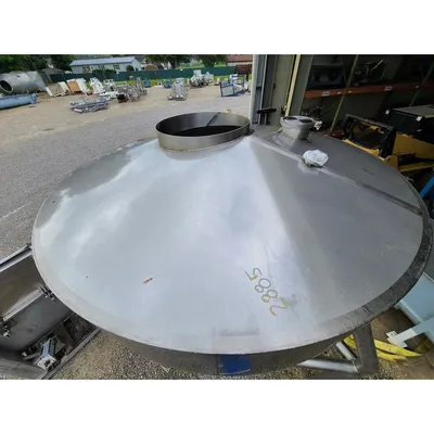 Used Nu-con Stainless Steel Dry Storage Hopper Bin - 50 Cu/Ft