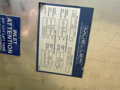 Used 2010 MUELLER 8,300 GALLON Stainless Steel Tanks New Jersey US | Perry Equipment #871224