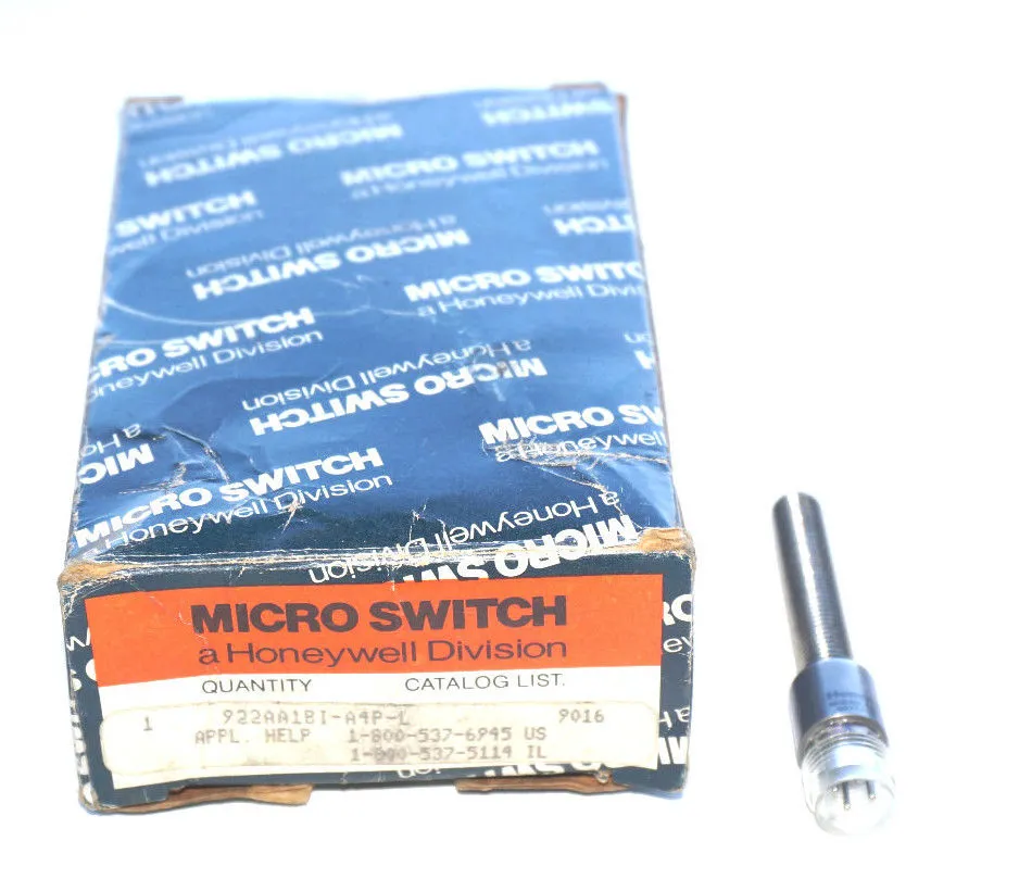 NEW HONEYWELL MICROSWITCH 922AA1BI-A4P-L PROXIMITY SENSOR 922AA1BIA4PL