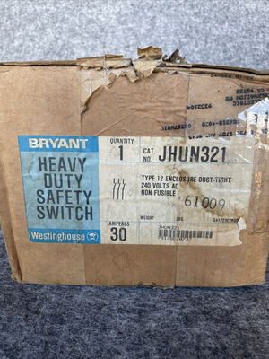 New | in-Stock Bryant JHUN321 Switchgears California US | Davliegogo LLC #1705402