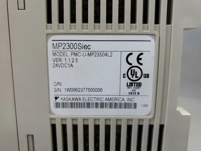 YASKAWA MP2300Siec Ver:1.1.2.5 24VDC (PMC-U-MP23S04L2) Servo Module. 3E-20