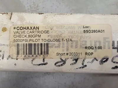 USED SUN HYDRAULICS COHA-XAN