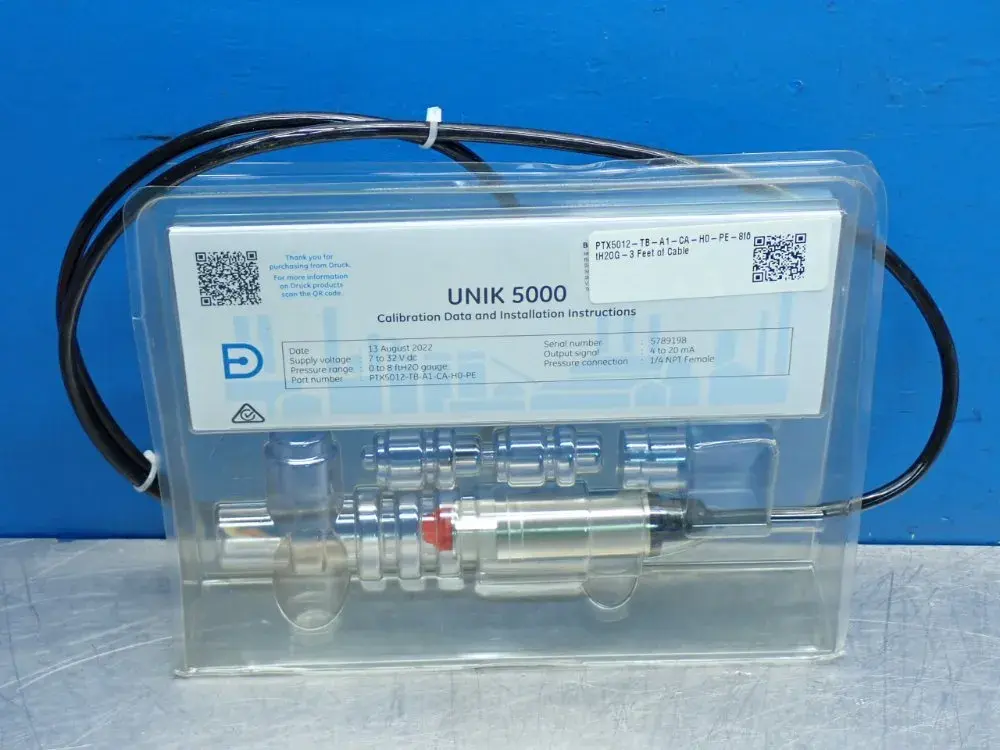New | in-Stock DRUCK PTX5012TBA1CAH0PE Pressure Transmitters Ohio US | HGR 24 #904487