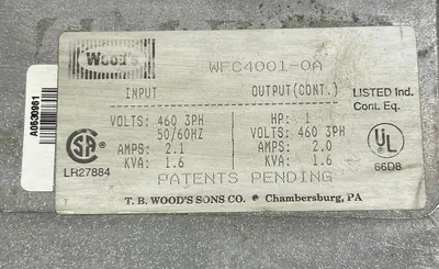 USED TB WOOD'S WFC4001-0A