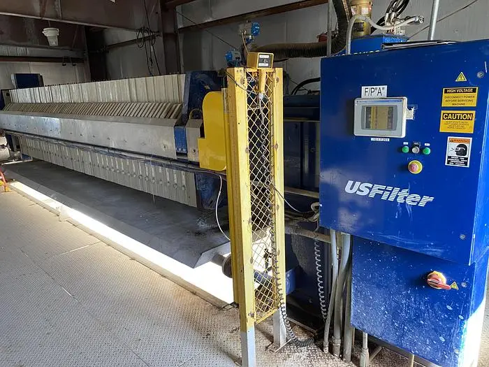 Used 2004 US FILTER 1200M32-82-100SYHC Filter Presses South Carolina US | DH Griffin Used Equipment #1383552