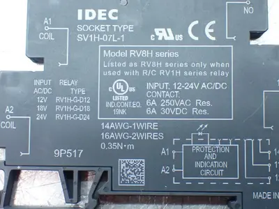 New | in-Stock IDEC SV1H07L1 Relays & Switches Ohio US | HGR 24 #1150892