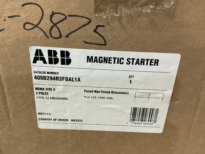 Used ABB 408B294R3FDAL1A Starters Ohio US | HGR 24 #1280234