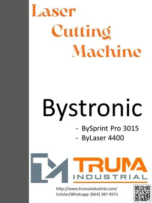 Used BYSTRONIC BYSPRINT PRO 3015 Laser Cutters MX | TRUMA #1287520