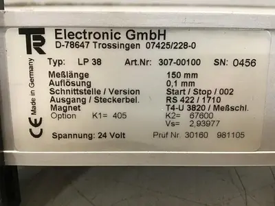 USED T&R ELECTRONIC LP-38 150MM