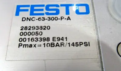 NEW FESTO DNC-63-300-P-A PNEUMATIC CYLINDER 28293820 DNC63300PA