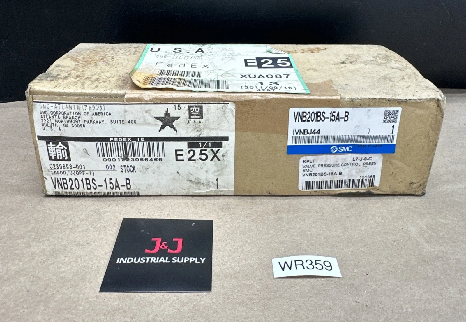 NEW SMC VNB201BS-15A-B