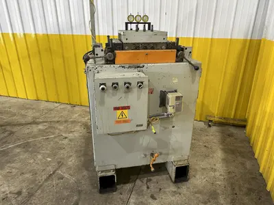 10" x .130" DURANT JACO MODEL #VS-MD-10 POWERED COIL STRAIGHTENER: STOCK #23069