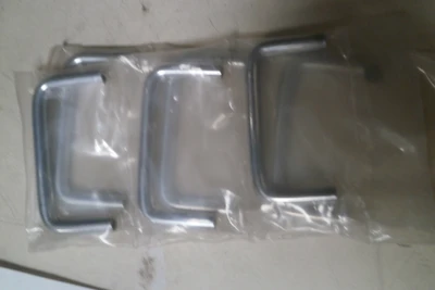 (6) Chrome Plated Door / Drawer Pulls, 2 3/8" x 1 1/8"