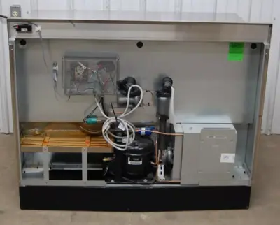 142-1064 Duke RUF-48-M 48 Inch 2 Door Self Contained Worktop Cooler