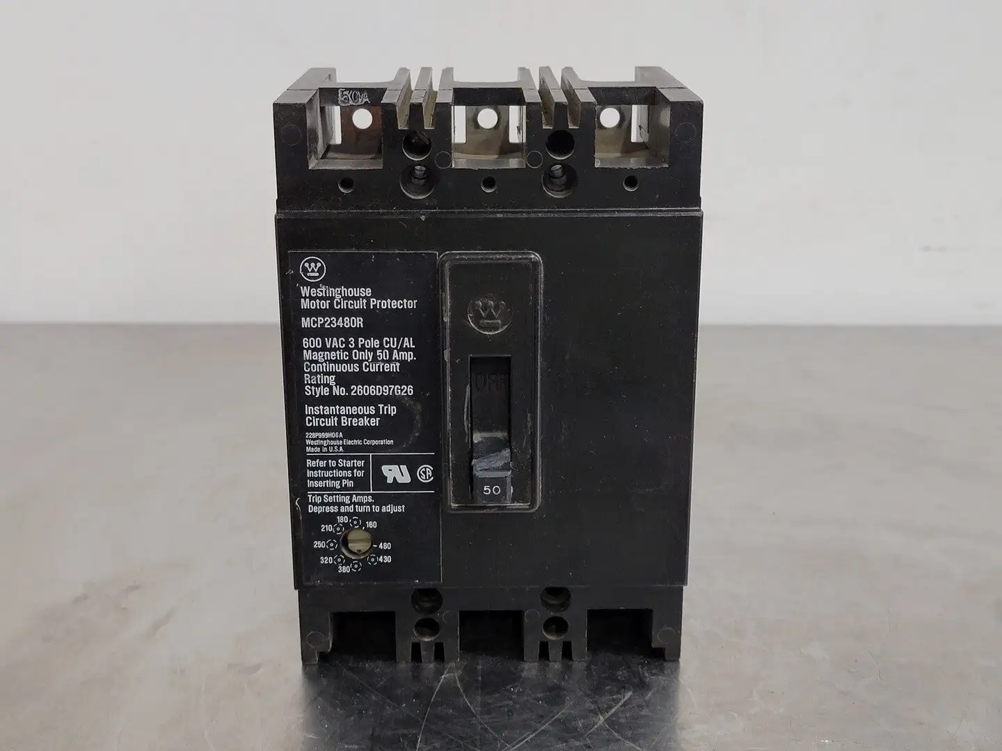 USED WESTINGHOUSE MCP23480R